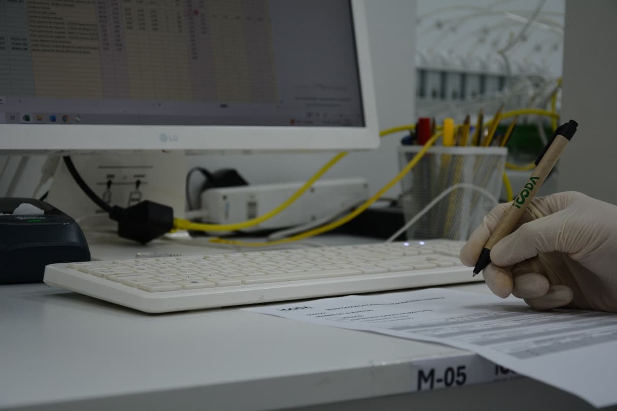 Registro de datos analíticos durante el seguimiento de una instalación